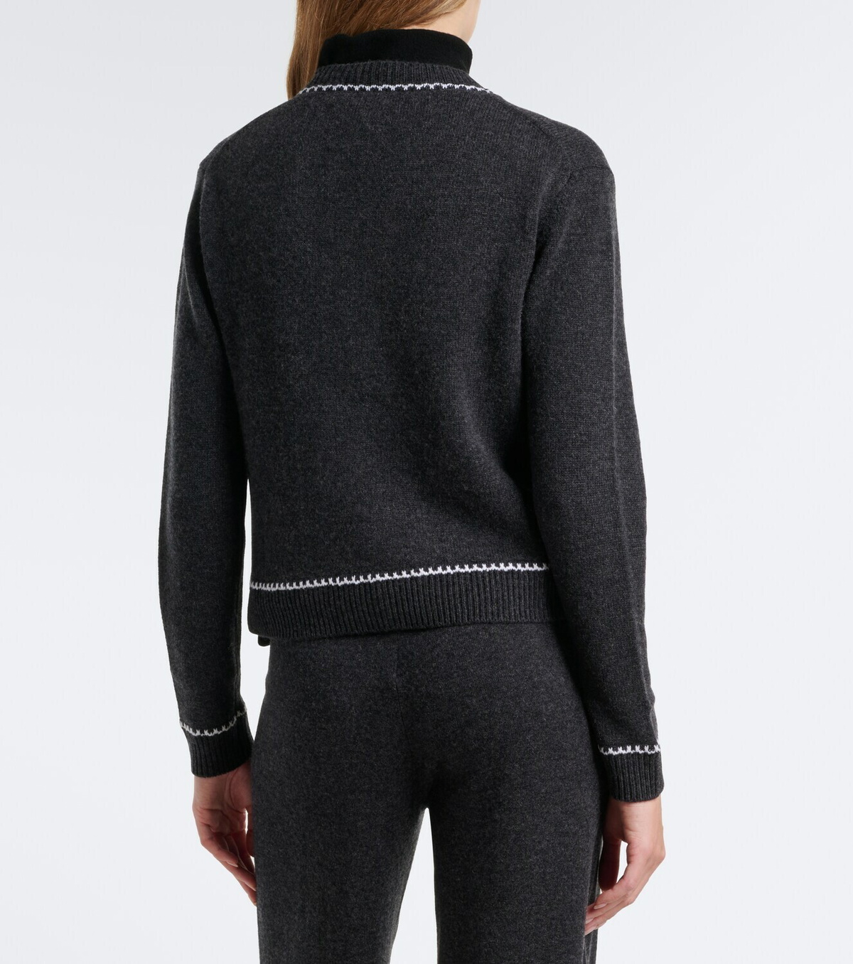 Jardin des Orangers Virgin wool and cashmere cardigan