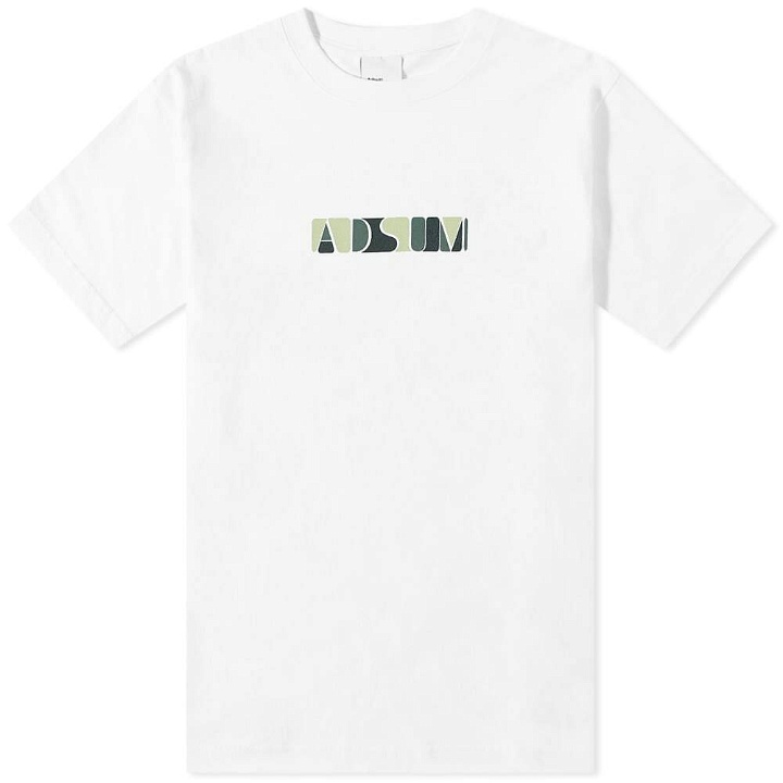 Photo: Adsum Men's Tones Logo T-Shirt in White