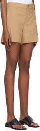 Vince Brown Linen Shorts