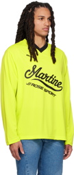 Martine Rose Yellow Twist Long Sleeve T-Shirt