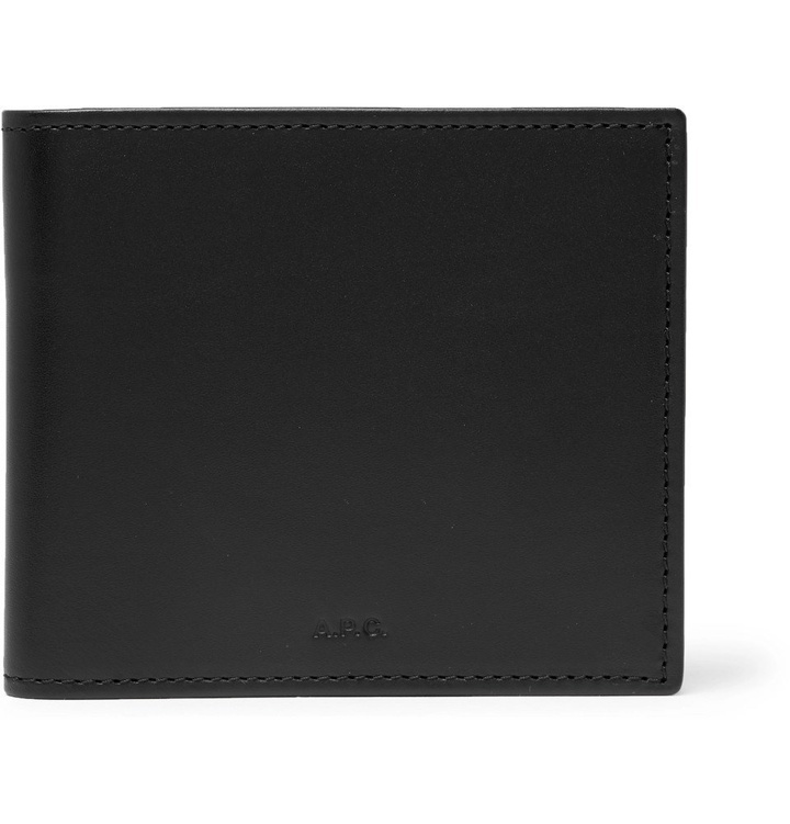 Photo: A.P.C. - Ally Leather Billfold Wallet - Black