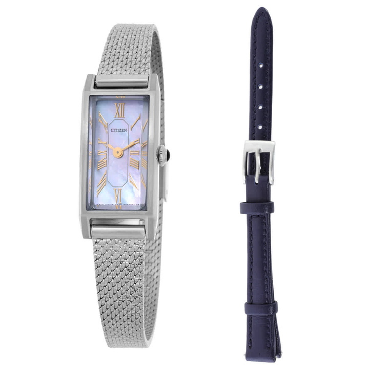 Photo: Citizen Eco-Drive Mother of Pearl Dial Ladies Watch EG7040-74D