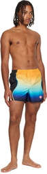 Casablanca Multicolor Gradient Jacquard Swim Shorts