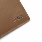 Dime Men's Leather Bifold Wallet in Brown/Olive 