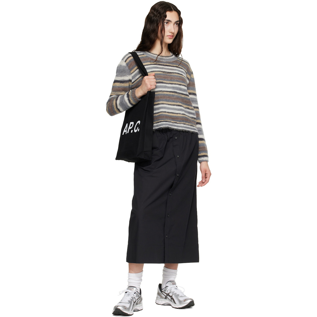 A.P.C. Black Lou Tote