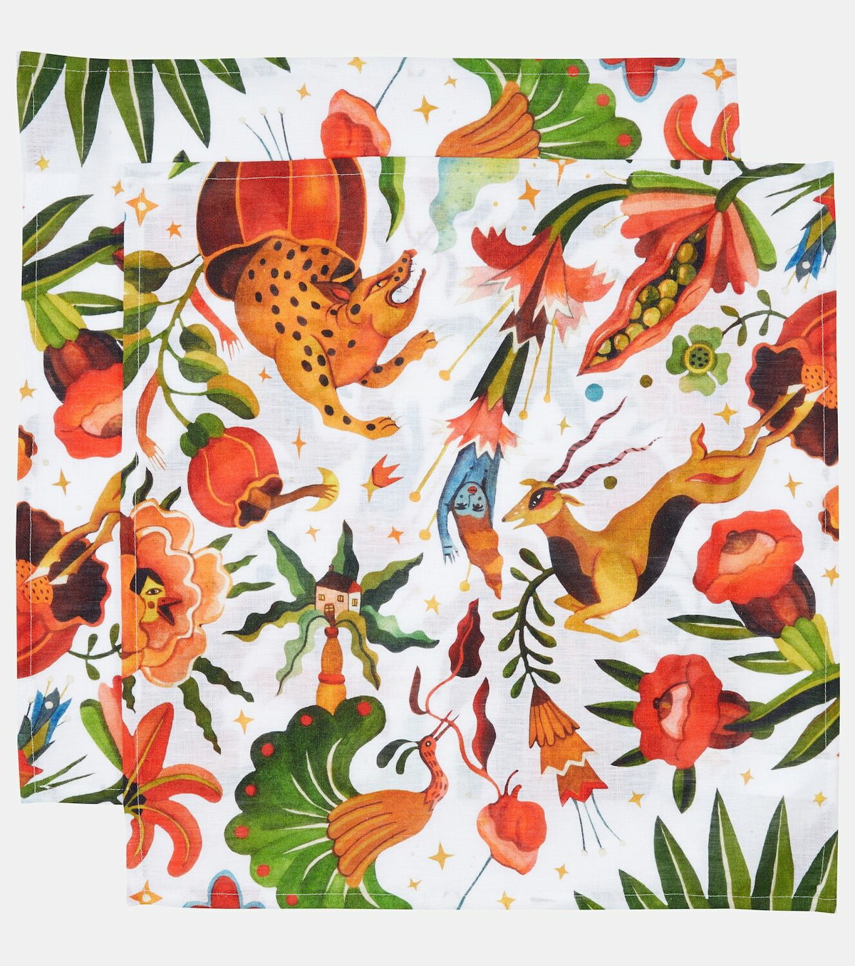 La DoubleJ Jungle Book Large set of 2 napkins