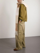 LOEWE - Fringed Striped Alpaca-Blend Scarf