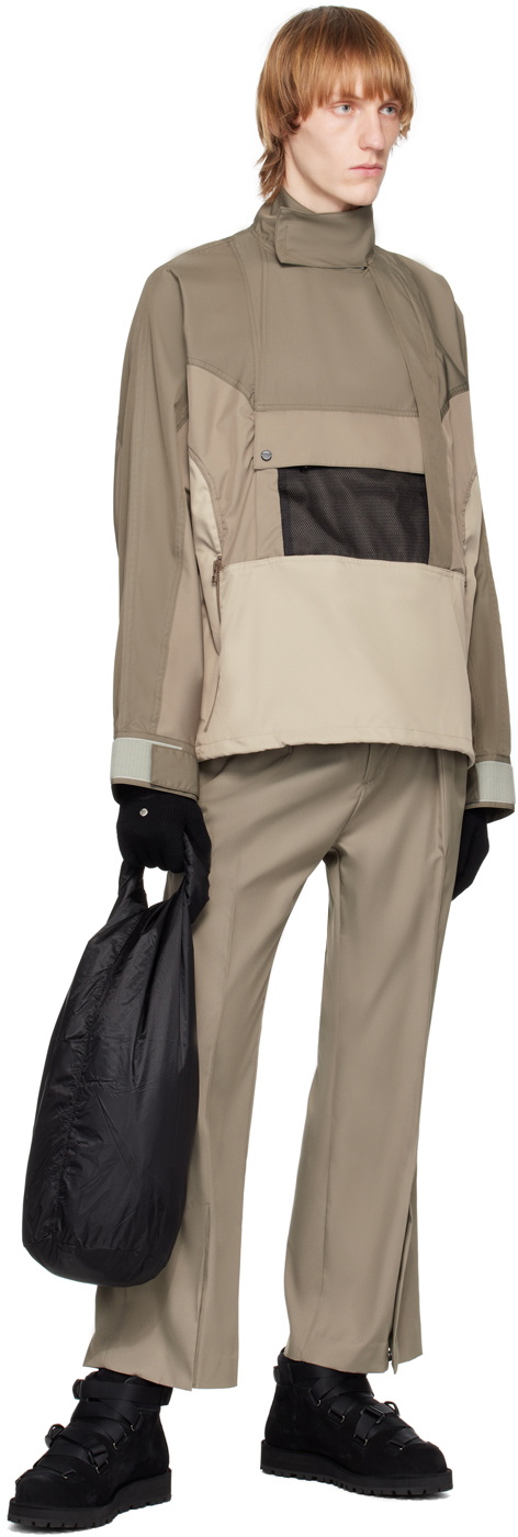 meanswhile Brown Blur Trousers