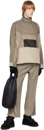 meanswhile Brown Blur Trousers
