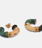 Zimmermann Wisp gold-plated hoop earrings