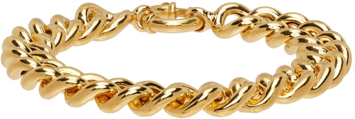 Photo: Ernest W. Baker Gold Curb Chain Bracelet