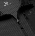 Salomon - Fast Wing Stretch-Jersey Half-Zip Running Top - Black