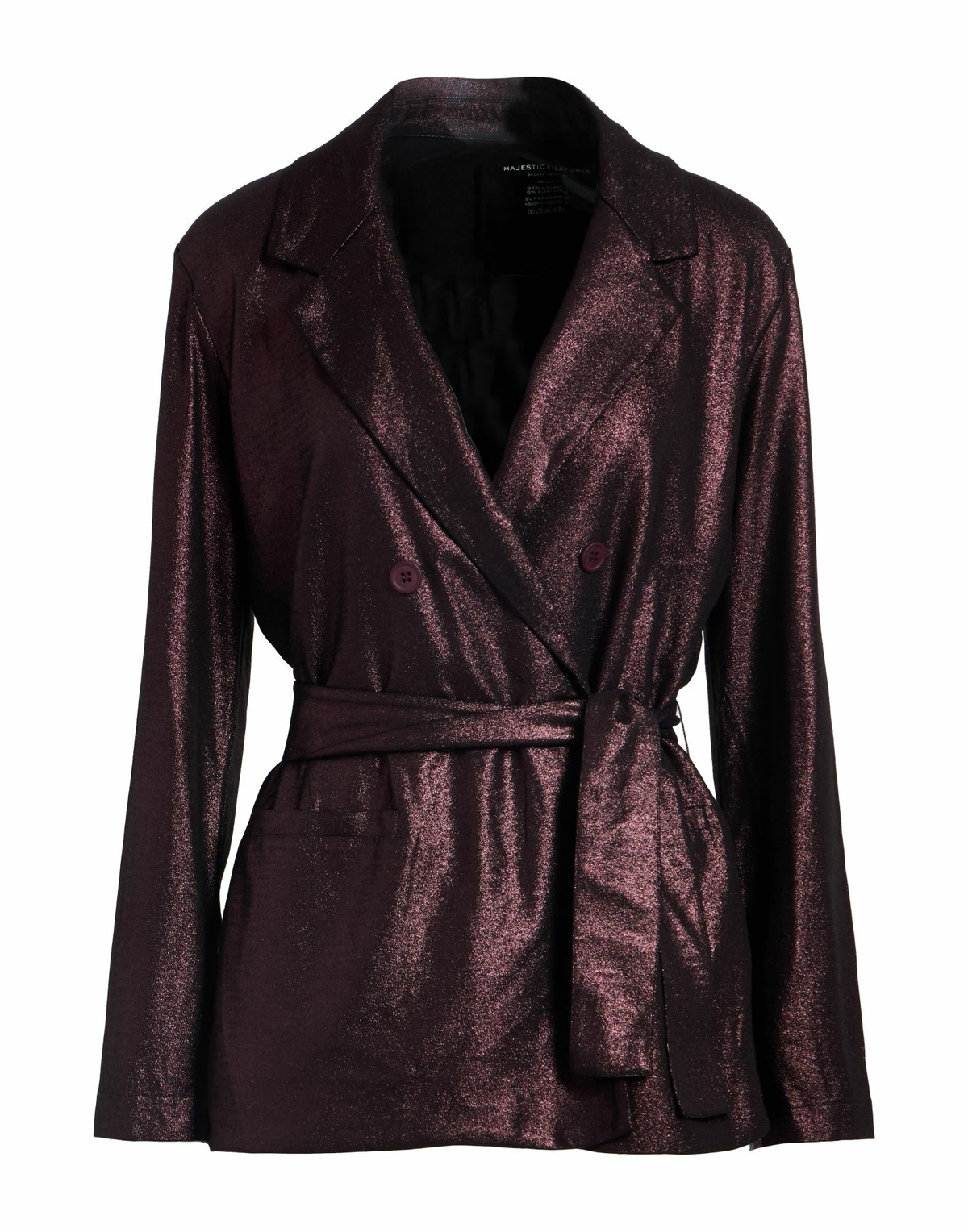 Majestic Filatures Womens Blazer Dark in Purple