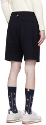 Thom Browne Navy University Shorts