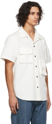 Helmut Lang Off-White Utility Short Sleeve Shirt