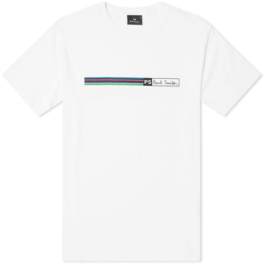 Paul Smith Cycle Stripe Logo Tee Paul & Shark