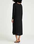 Manila Grace Womens Midi dress in Black