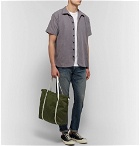 The Lost Explorer - Auk Slub Linen and Organic Cotton-Blend Shirt - Men - Plum