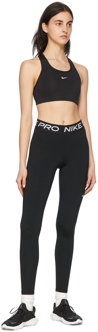 Nike Black Polyester Sport Leggings