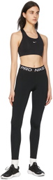 Nike Black Polyester Sport Leggings