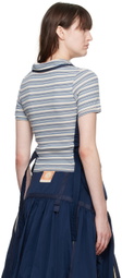 Paula Canovas Del Vas Navy Pocket Polo