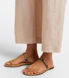 Velvet Lola linen wide-leg pants