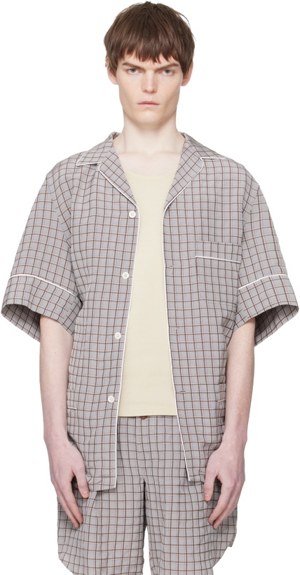 Photo: Hed Mayner Gray & Brown SS Shirt