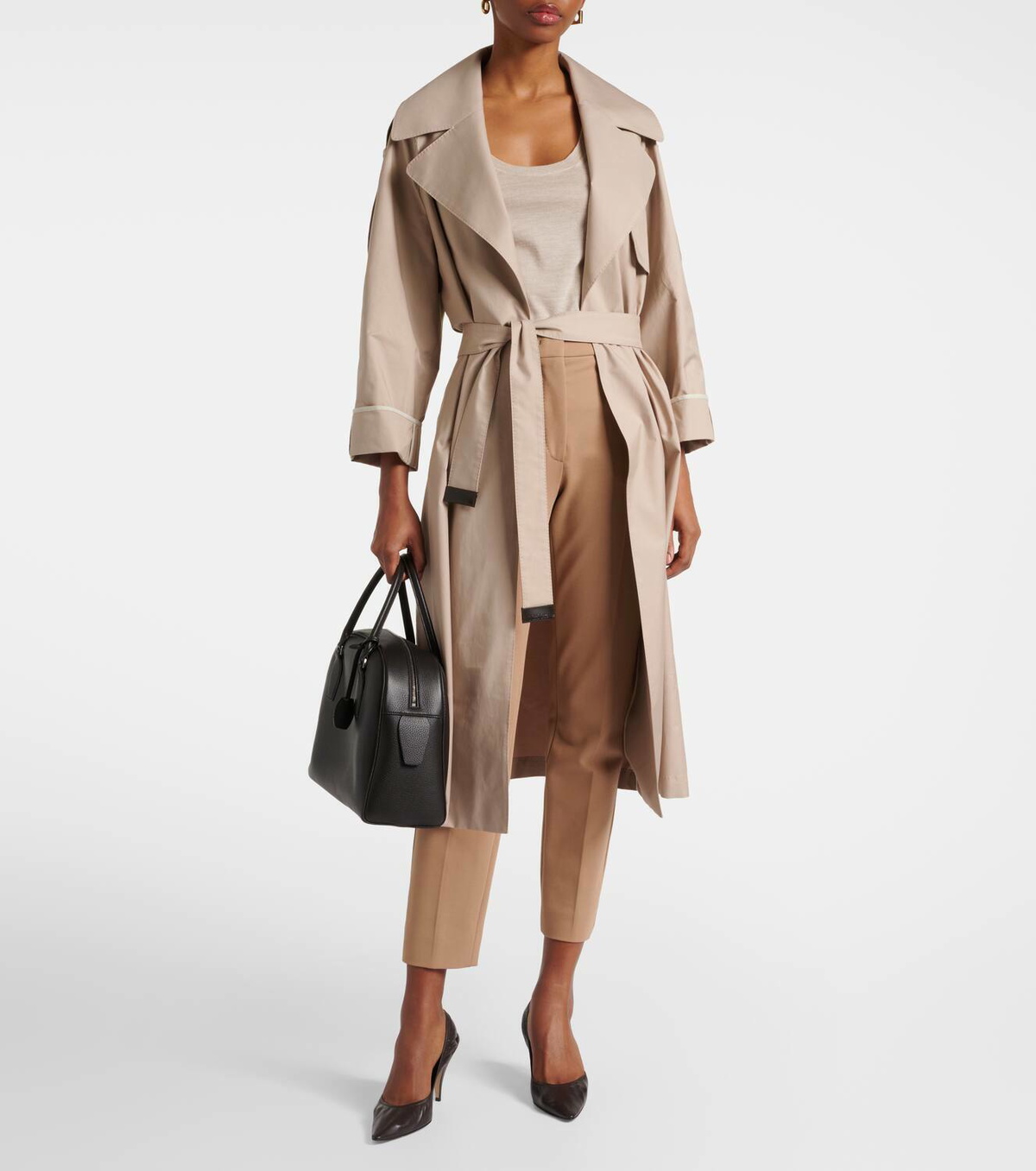 Max Mara Pegno jersey slim pants