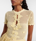 Self-Portrait Embellished minidress