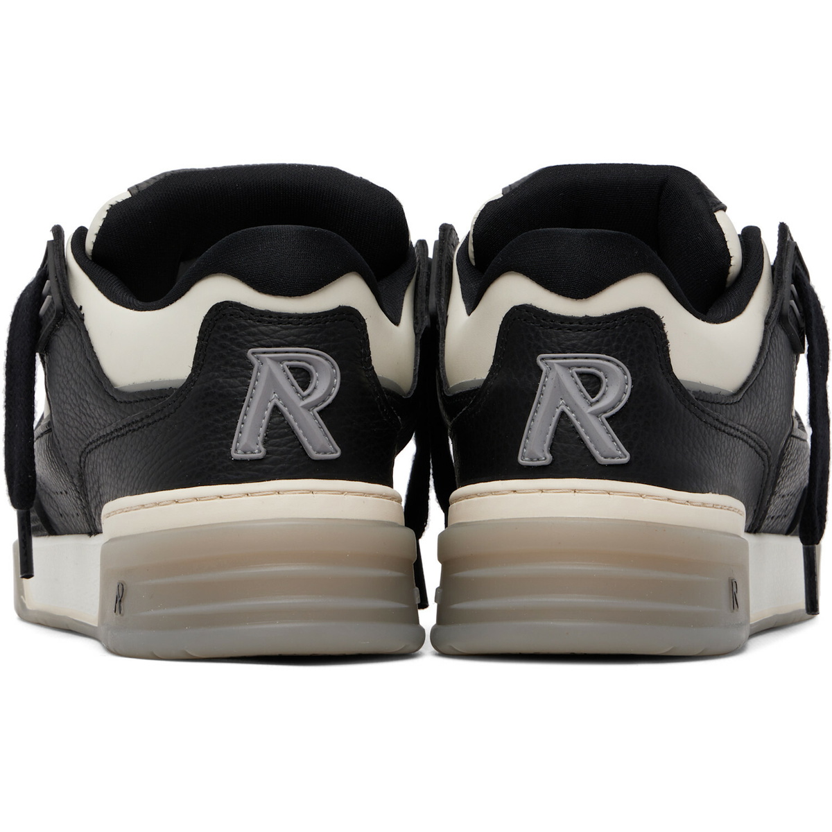 Represent Black & Off-White Studio Sneakers