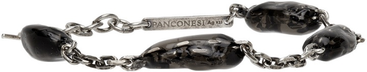 Photo: Panconesi Silver Anthracite Chain Bracelet