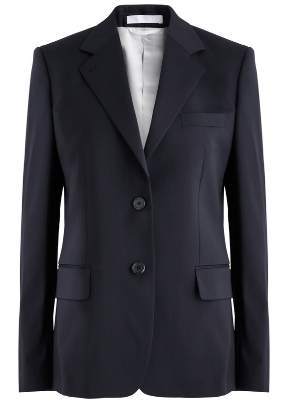 Photo: Helmut Lang Wool Blazer Navy