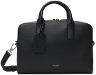 Giorgio Armani Black Leather Briefcase