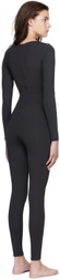 SKIMS Black All-In-One Jumpsuit