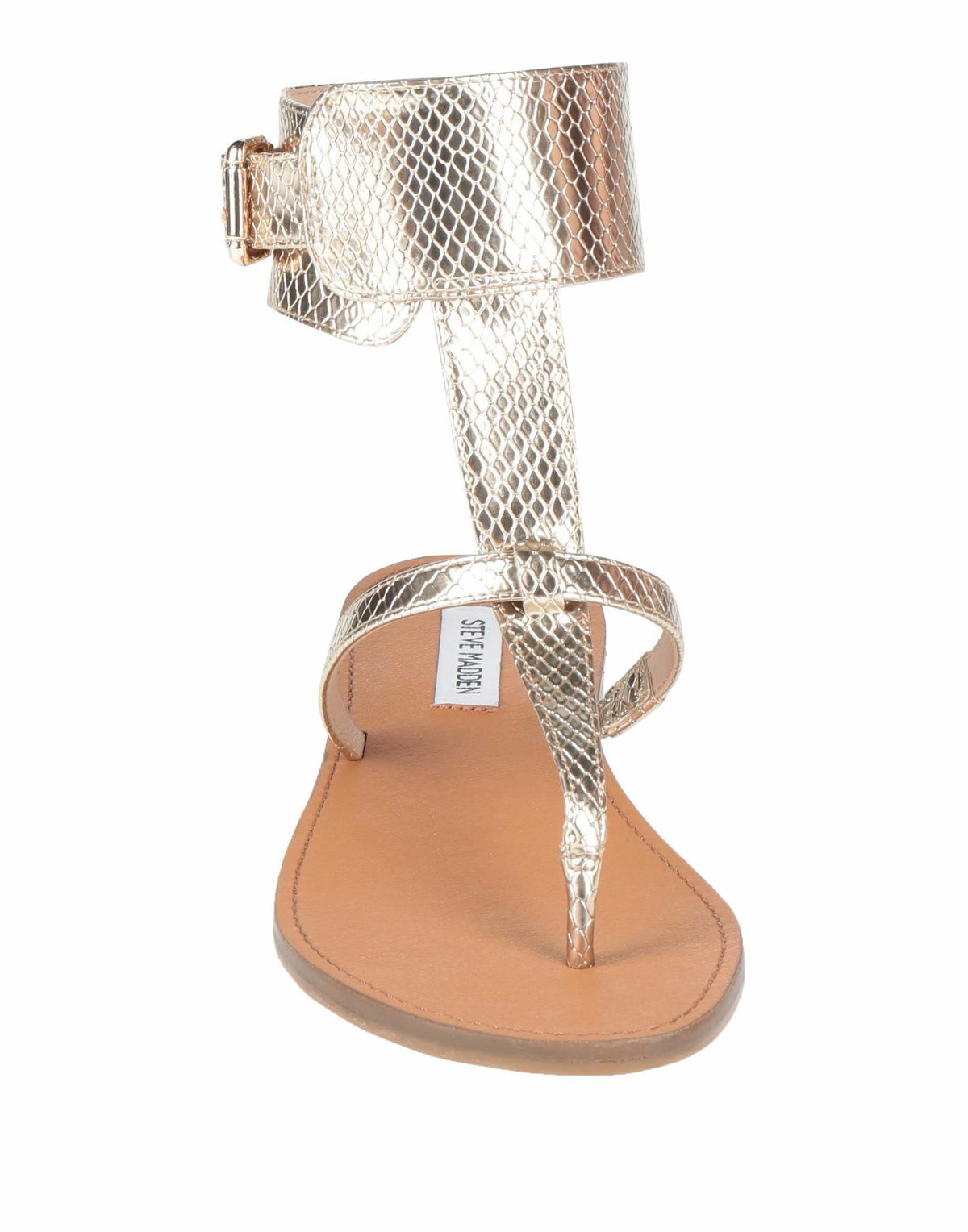 Steve Madden Womens Thong sandal in Gold