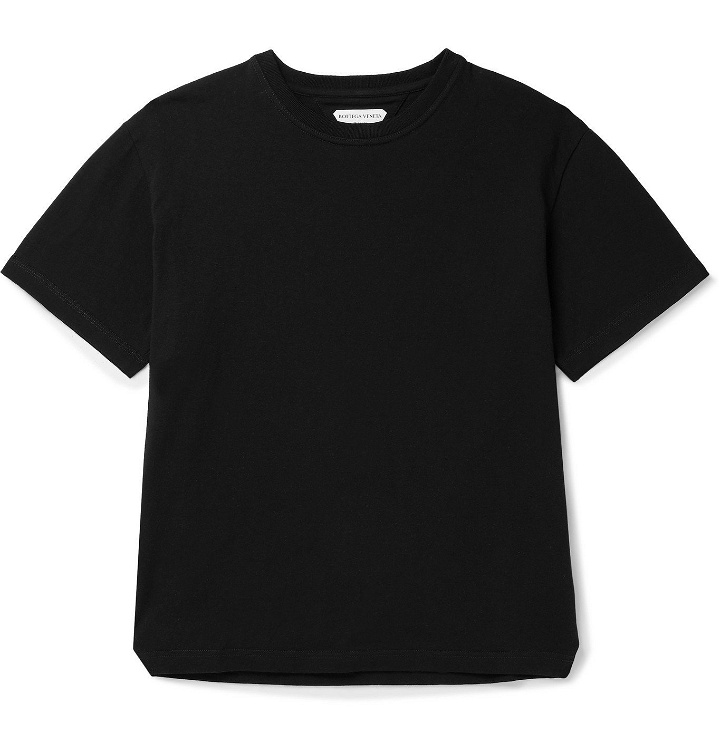 Photo: Bottega Veneta - Cotton-Jersey T-Shirt - Black