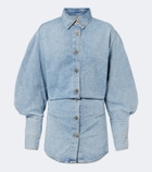 The Attico Denim minidress