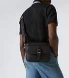 Gucci Web Small leather shoulder bag