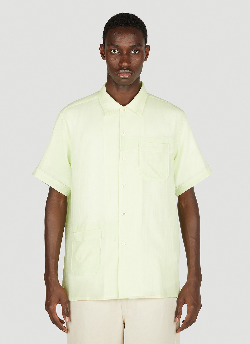 Engineered Garments Camp Short Sleeve Shirt
