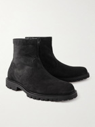 Mr P. - Olie Shearling-Lined Suede Boots - Black