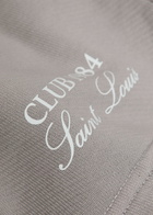 Club 1984 Melrose Printed Cotton Shorts Grey