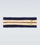Saint Laurent - Logo cotton-blend terry headband