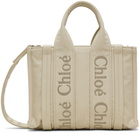 Chloé Off-White Small Woody Tote