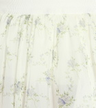 Brock Collection - Roulette floral silk midi skirt