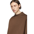 Maison Margiela Brown Scuba Sweatshirt