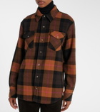 God's True Cashmere Checked cashmere shirt