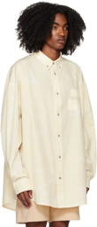 A. A. Spectrum Off-White Dressen Shirt