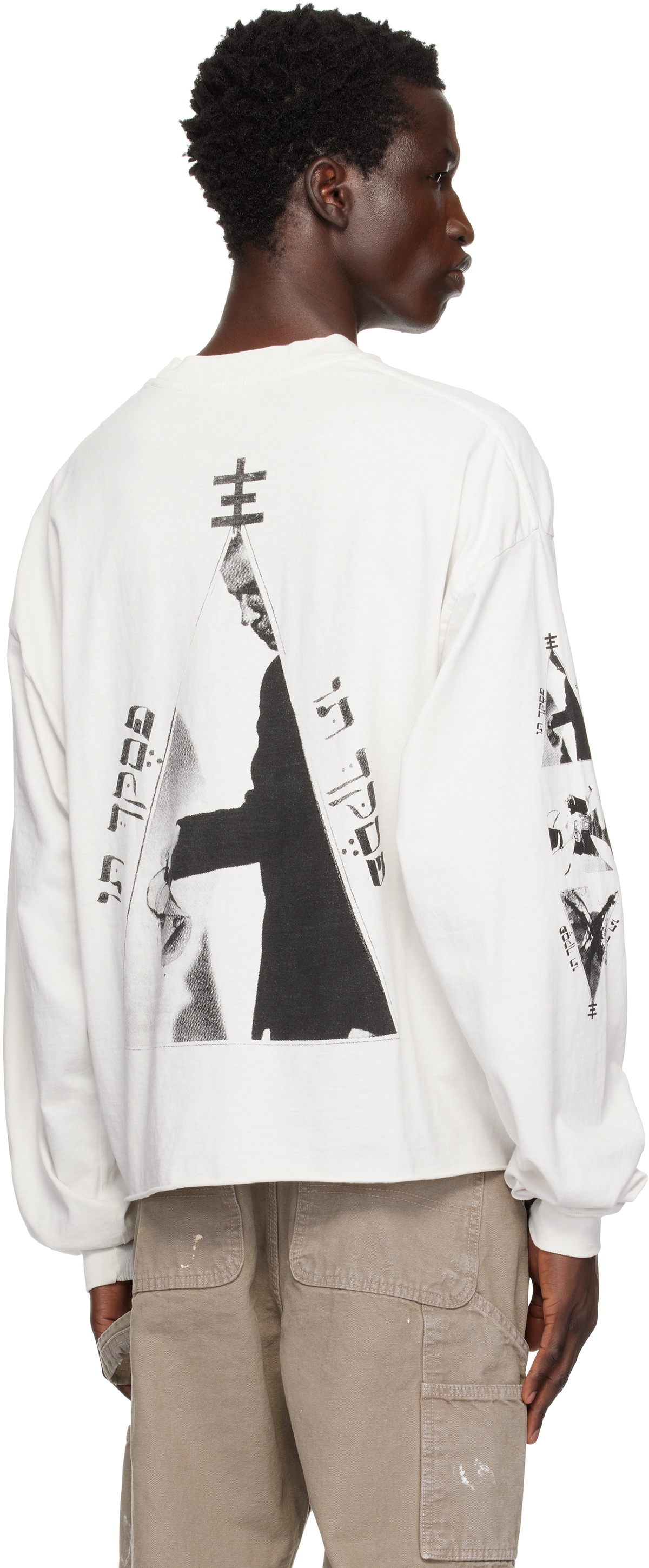 Enfants Riches Déprimés White 'Neoism' LS T-shirt Enfants Riches