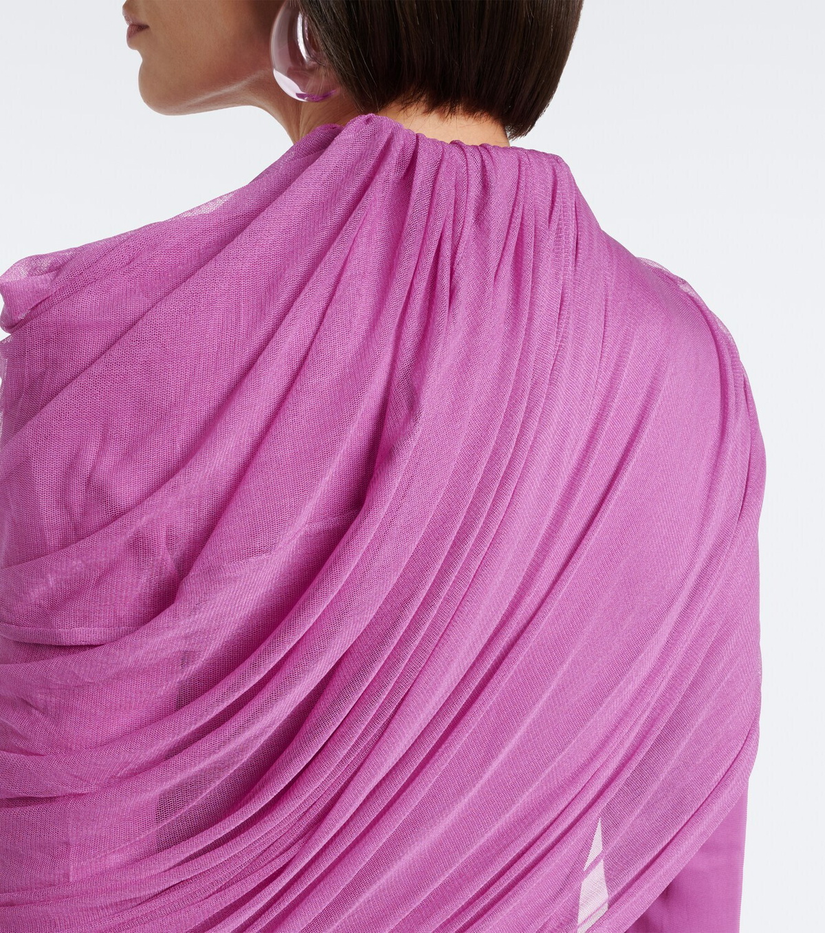 Christopher Esber Veil draped caped minidress