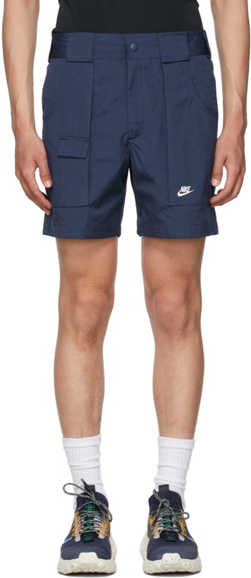 Photo: Nike Navy Re-Issue Shorts